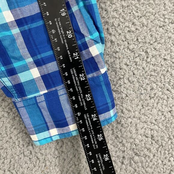 Club Room Shirt Men XL Blue Plaid Long Sleeve Button Down NWT - Picture 8 of 10